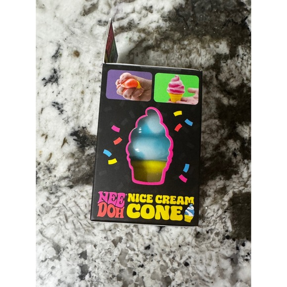 Schylling NeeDoh Nice Cream Cone Blue Fidget Toy Stress Ball Squishy 25320NAB - Picture 5 of 6